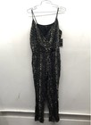 Jessica Simpson Women's Bren Jumpsuit Black Desert Spaghetti Strap NWT Sz S — photo 1