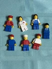 Vintage Mixed LEGO Minifigures Lot Medical Nurse Overalls City Civilians