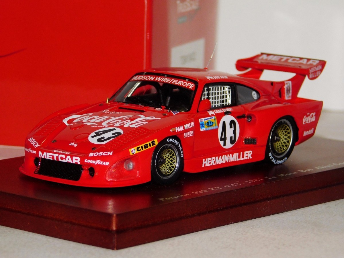 Porsche 935 K3 Coca-Cola Le Mans 1981 miniature TSM10432 pour revivre la légende