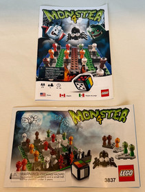 LEGO Monster 4 Game (3837) 100% Complete with Instructions, Extra Bricks