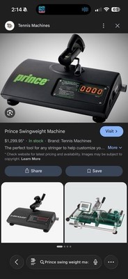 く*ん様 プリンス　スイングウェイト測定器 Prince Swing Weight Tennis Machine | eBay