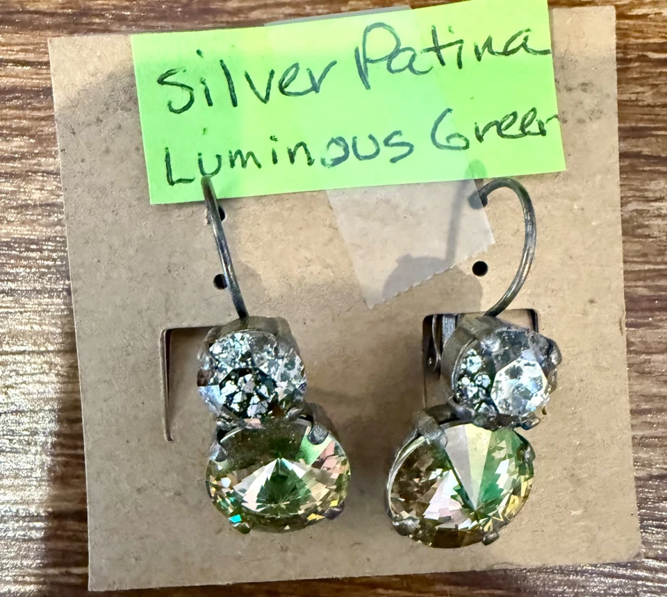 SWAROVSKI CRYSTAL EARRINGS!!! Nickel Free ~ Handmade ~ Great Gift Idea!!! - Image 3 of 4