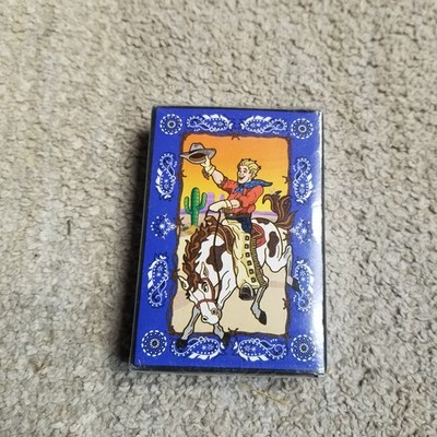 Bucking Bronco Cowboy Playing Cards Deck Sealed New Old Stock Vintage Western