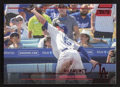 2022 Stadium Club Max Muncy Red Foil Parallel #9 Card