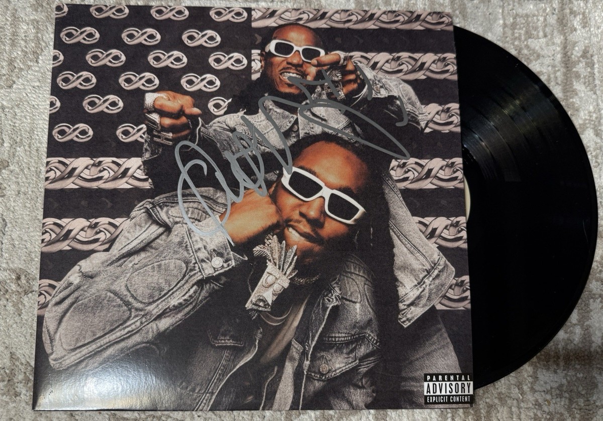 QUAVO SIGNED ONLY BUILT FOR INFINITY LINKS VINYL LP - BECKETT COA