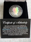 1912 Barber Half Dollar Black Ruthenium & Silver Hologram Holonight Edition COA