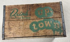 Drink Refreshing Uptown Beverage Richardson Root Beer Old Wooden Crate 17" x 10"