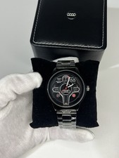 Audi Collection Cronografo Uomo 42mm: Eleganza Sportiva Con Movimento Al Quarzo E Cinturino In Pelle