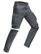 Lightweight Hiking Pants Men - Zip Off Convertible Cargo Pants Men for Fishin...