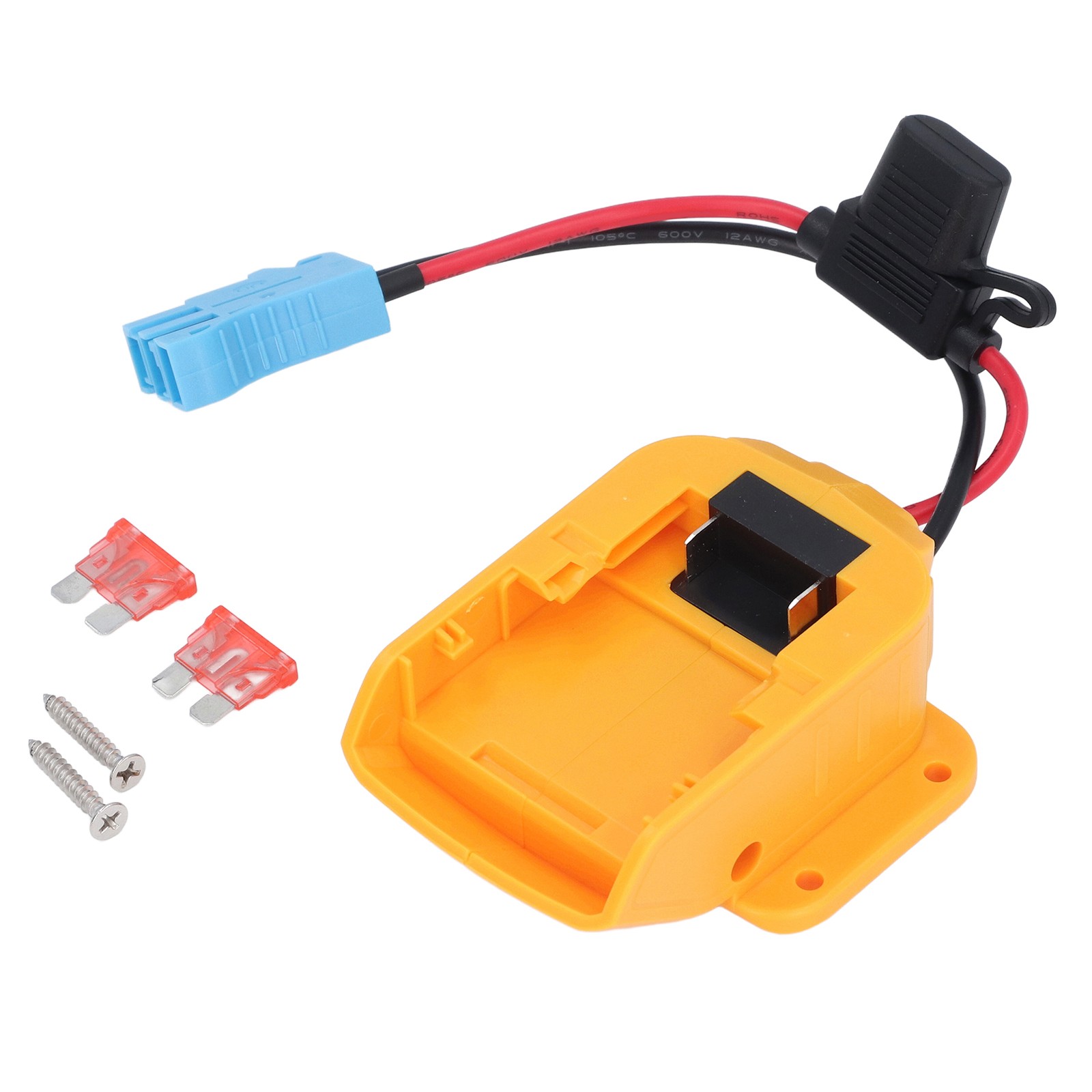 Lithium Battery Adapter 12AWG Copper Wire Battery Adapter Wire Harness