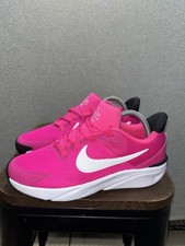 Nike Shoes Youth 7 Girls Star Runner 4 Athletic Sneakers DX7615-601 Pink Lace Up