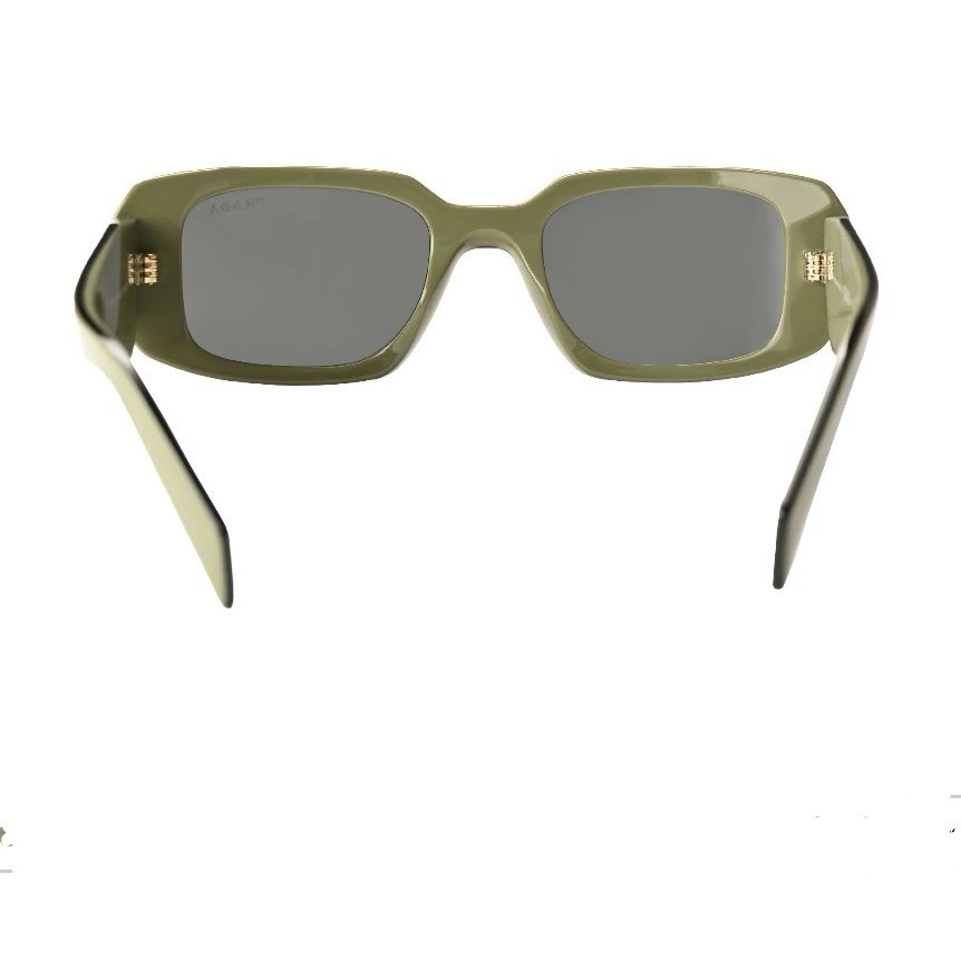 PRADA Milano Olive Rectangular Sunglasses Made in… - image 3