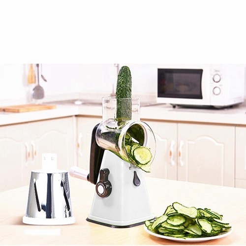 Mandelmühle Nussmühle Reibemühle Käsereibe Hartkäsereibe Edelstahl + 3 Trommeln - Bild 9 von 12