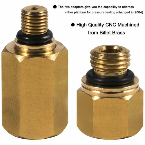 High Pressure Oil Rail Adapters Leak Test Kit Fit For Ford 6.0L Diesel Engine - Picture 3 of 11