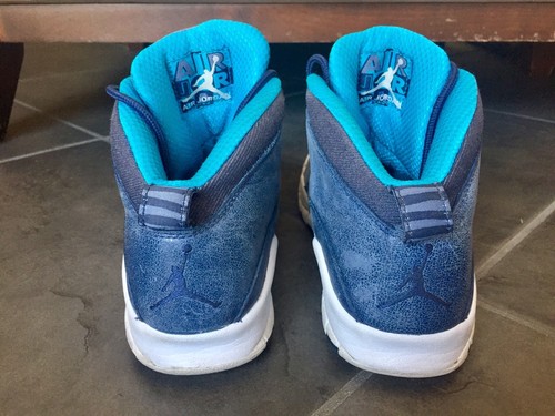 Jordan 10 x Retro Youth GS Größe 6,5Y Los Angeles Navy Blue Lagoon Fog 310806-404 - Bild 3 von 8