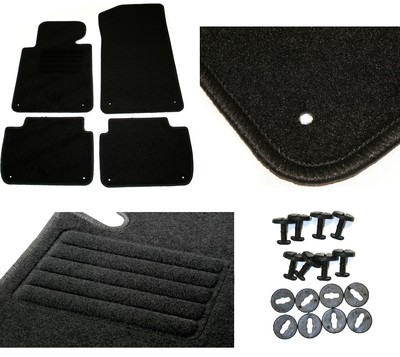 4x Velours Fußmatten für BMW 3er E46 Compact ab 06/2001 bis 09/2004