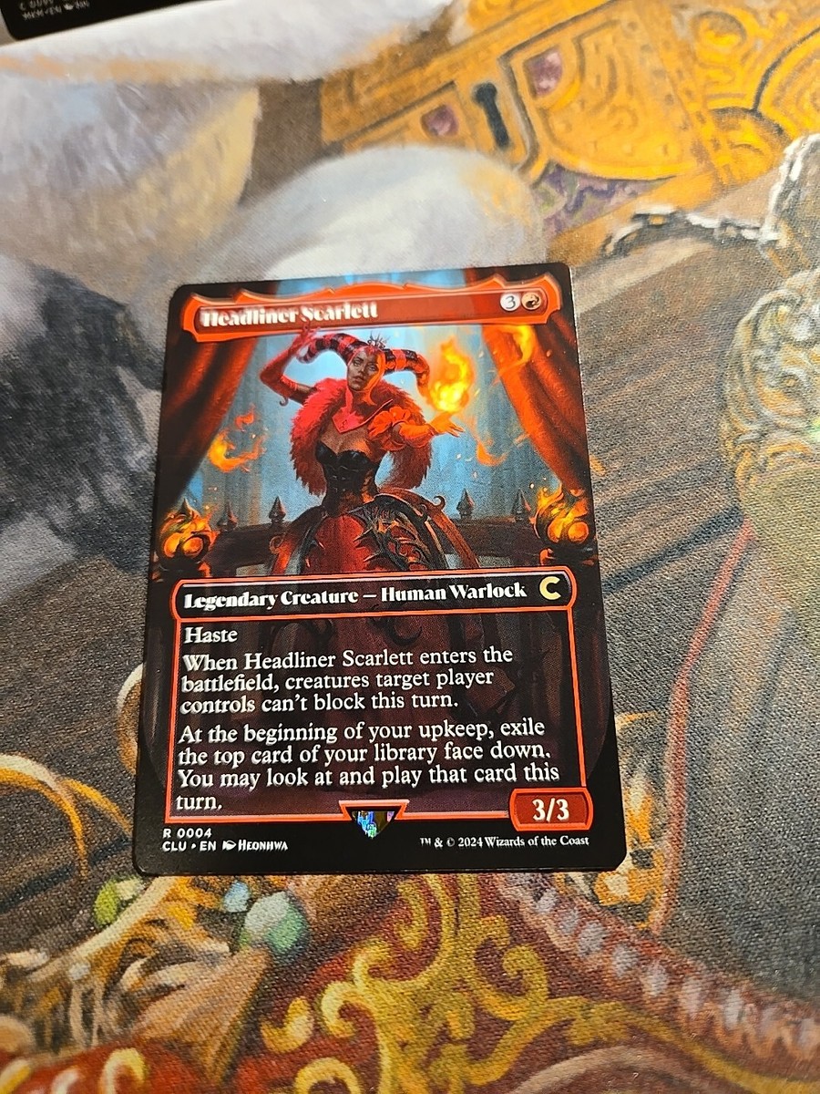 Headliner Scarlett Borderless MTG Ravnica Clue - Pack Fresh - Headliner Scarlett Borderless MTG Ravnica Clue - Pack Fresh -