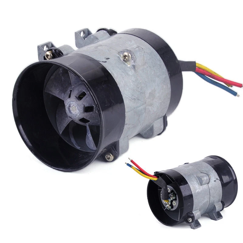 Ventilador de admisión de aire universal para turbina eléctrica para automóvil 12 V Foto 4 de 4