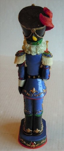 13" Poly Nutcracker with Herald's Trumpet - Picture 3 of 10