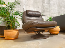 De Sede DS-54 Drehbarer Lounge-Sessel 1970er Jahre Design