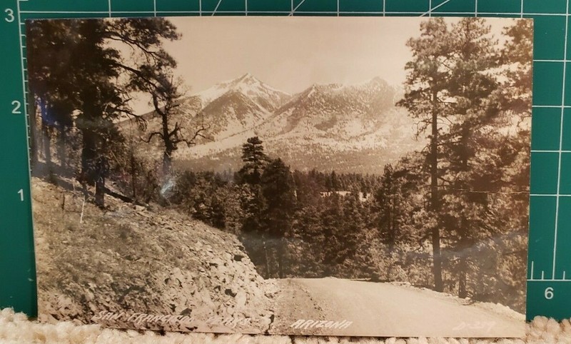 San Francisco Peaks Arizona vintage postcard