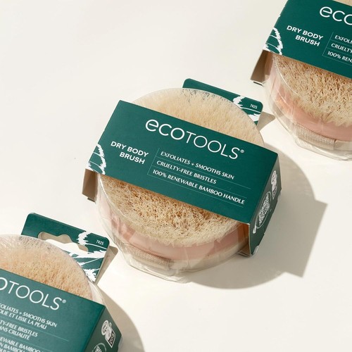 EcoTools Dry Body Brush Cruelty-Free Bristles Exfoliate & Smooth Skin Dry - Picture 5 of 8