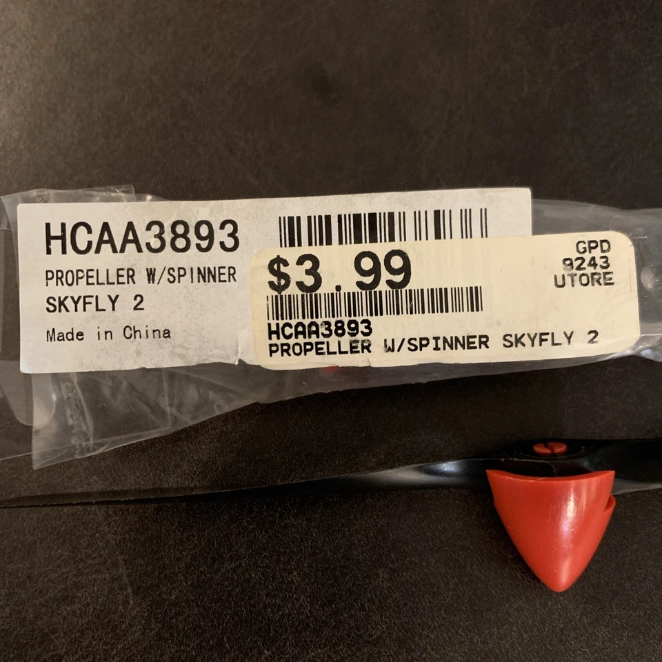 Hobbico HCAA3893 Propeller w/Spinner Skyfly2 - Image 3 of 3