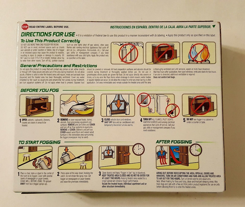 Hot Shot Indoor Fogger With Odor Neutralizer, 2Ounce, 3 Pack eBay