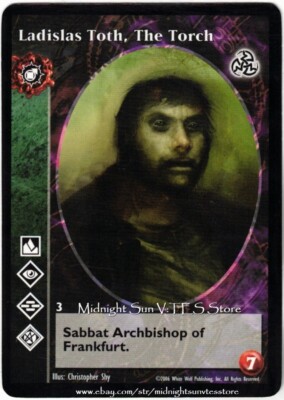 Ladislas Toth, The Torch Tremere Antitribu Third Edition V:TES VTES Vampire CCG