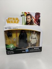 Star Wars Force Link 2.0 Darth Maul & Qui-Gon Jinn 3.75" Action Figure 2 Pack