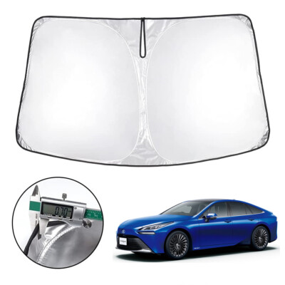 Custom Fit 2016-2023 Toyota Mirai Car Windshield Sun Shade Heat UV Block Cover