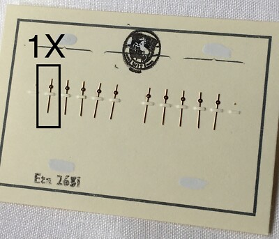 Nos New [1 X=1 Hand] Nadel Zentralsekunde Eta 2651 Ø 20 Hands Golden