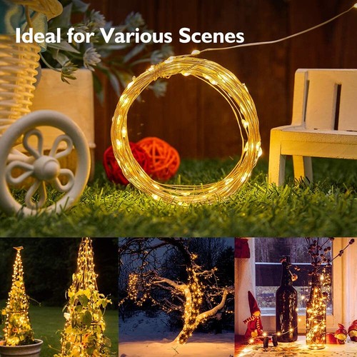 200/100 LED Solar Power String Fairy Lights Garden Outdoor Party Christmas Lamp - Picture 11 of 33