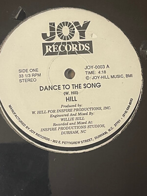 HILL - DANCE TO THE SONG / SOMETHING SPECIAL - JOY 0003   SOUL DISCO FUNK SEALED