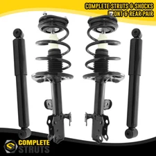 Front Quick Complete Struts & Rear Bare Shock Absorbers for 13-18 Toyota RAV4