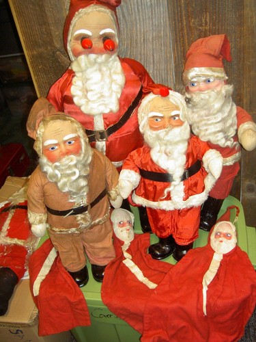 Antique German, signed wind up, footed Christmas tree stand w/ music box ~no key - 第 15/24 張圖片