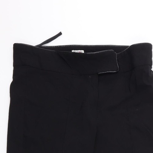 Etam Womens Black Polyester Blend Trousers Size 12 L30 in - Picture 3 of 12