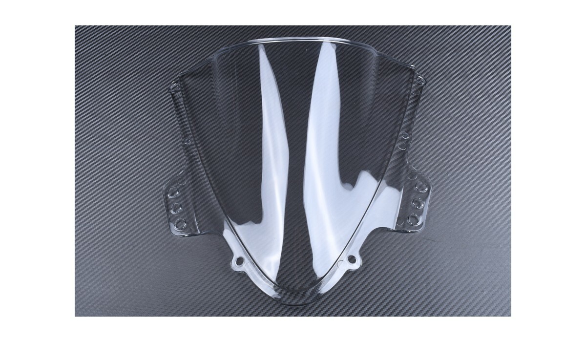 Bulle transparente et adhésif noir pour moto Suzuki GSXR 1000 2005-2006 WVB6