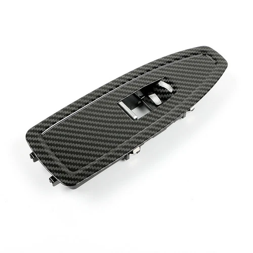 ABS Carbon Fiber Door Window Lift Switch Button Panel Cover For BMW 3 Series F30 - Picture 3 of 4