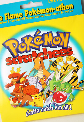 3x VINTAGE 1995-2000 COMPLETE SET POKEMON SCRATCHEES GAME CARDS