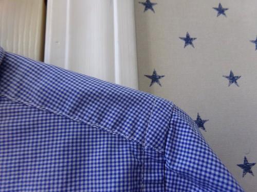 DIFETTI RALPH LAUREN BLU GINGHAM camicia abito a quadri 5 ragazzi POLO 100% cotone $55 - Foto 8 di 23