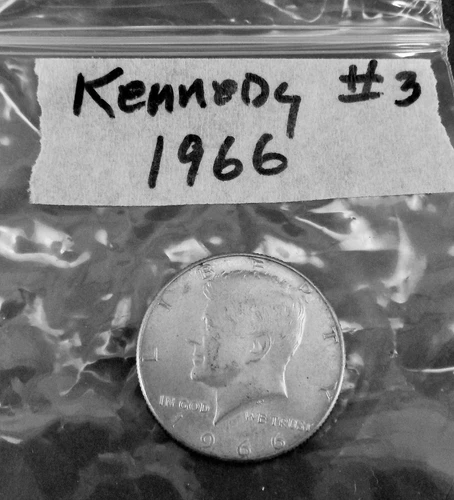 COINS / 1966 / Kennedy Half Dollar / Silver Coin / COLLECTIBLE MONEY