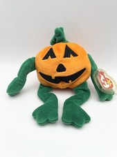TY Beanie Baby 1998 PUMKIN The PUMPKIN Retired Halloween Mint NEW With Tag