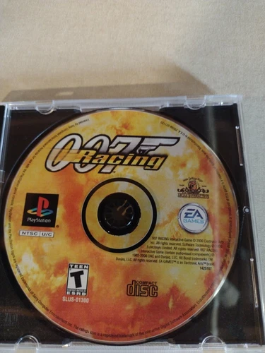 007 Racing (Sony PlayStation 1, 2000) disk only
