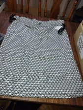 NWT  Nordstrom  Christmas Laundry ,Gift Bag ,Tote Bag  26.5x32.5  Black White 