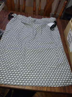 NWT Nordstrom Christmas Laundry ,Gift Bag ,Tote Bag 26.5x32.5 Black White