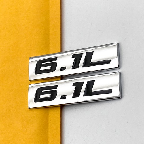 383 High Performance 6.2L Engine Emblems Badges In Chrome - Foto 7