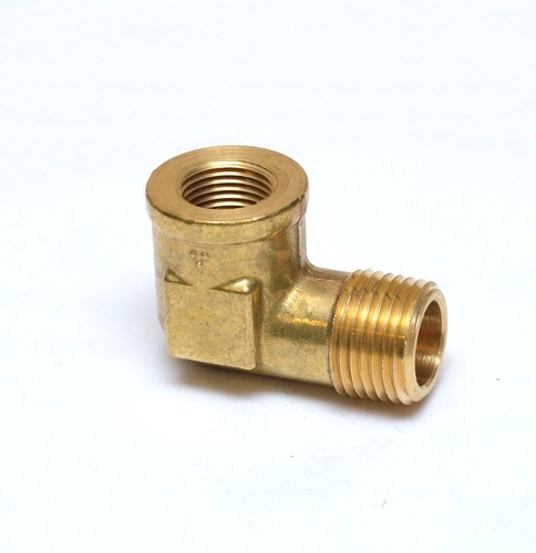 3/8 Female x 1/2 Male Npt Forged Reverse Street Elbow Fitting Water Oil Gas - Picture 8 of 8