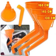 130/145/160CM Fuel Funnel with Filter Gasoline Engine Oil Funnel Refueling Moto