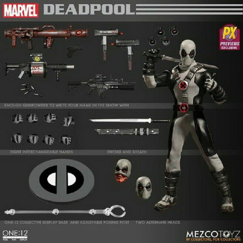 Mezco Toyz One:12 Marvel Deadpool PX Limited 1/12th Action Figure